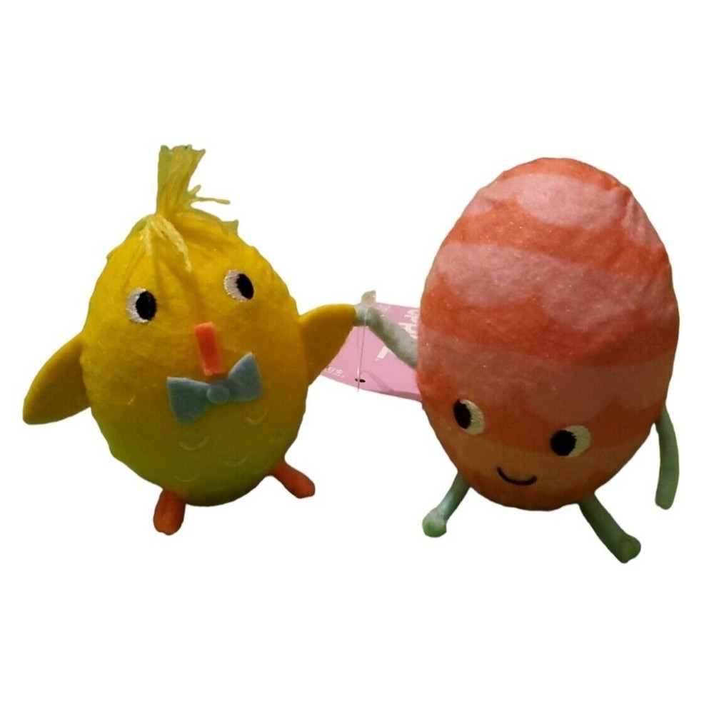 Target Felt Duo Figural Easter Egg & Chick Spritz New